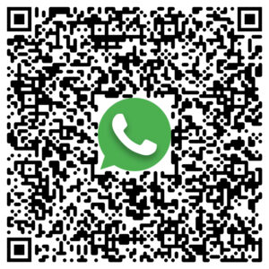Startseite QR-Code zur Kontaktaufnahme per WhatsApp mit der Ferienwohnung Karin